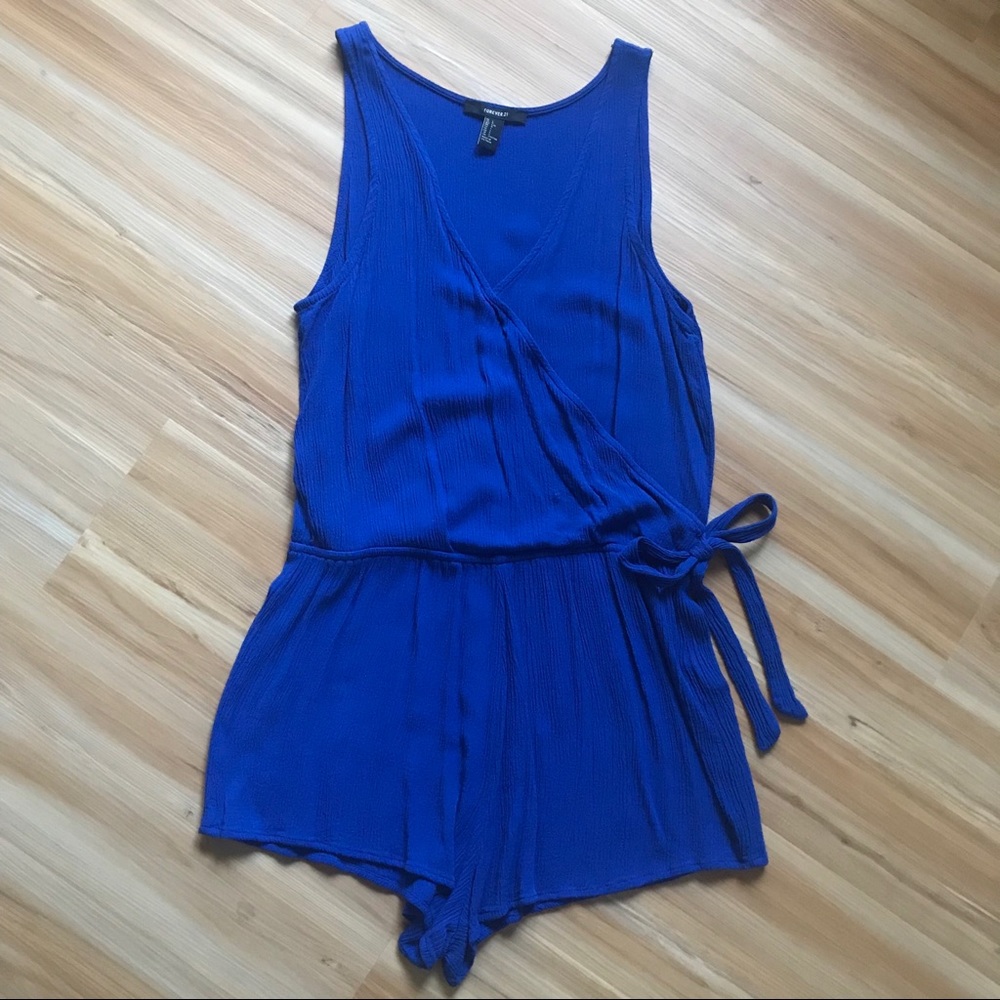 Royal Blue Romper
